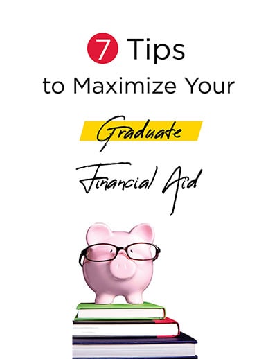 cover of the Financial Aid tips PDF