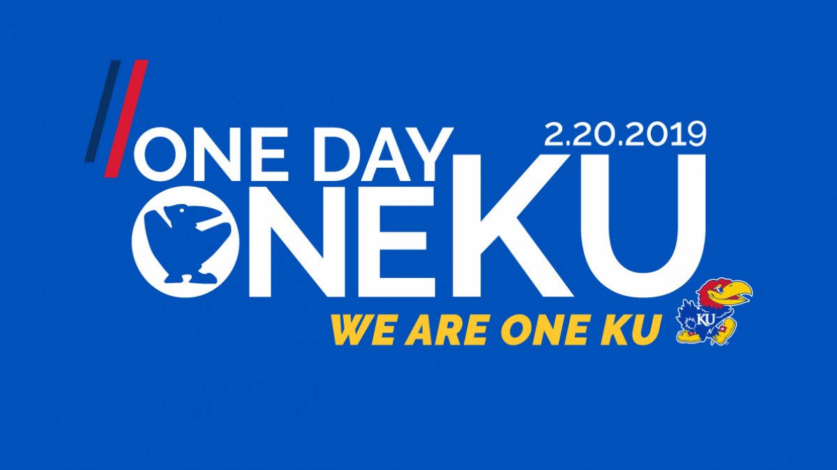 One Day. One KU. graphic
