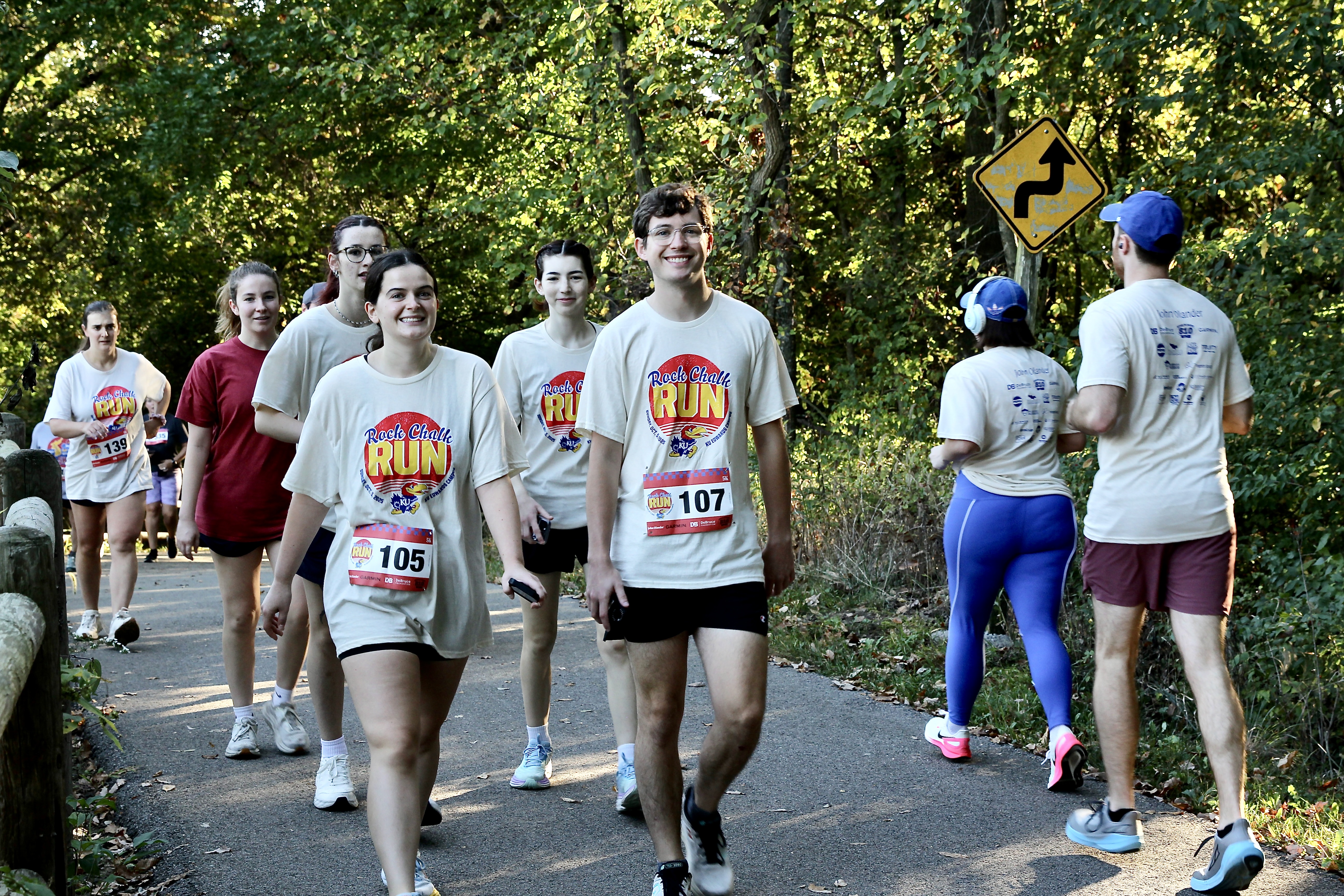 It takes an army to put on an event like the Rock Chalk Run from volunteers, including community and student workers, to generous sponsors and vendors who supported the event. 