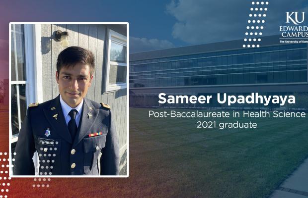Sameer Upadhyaya, post-baccalaureate in health science, 2021 graduate